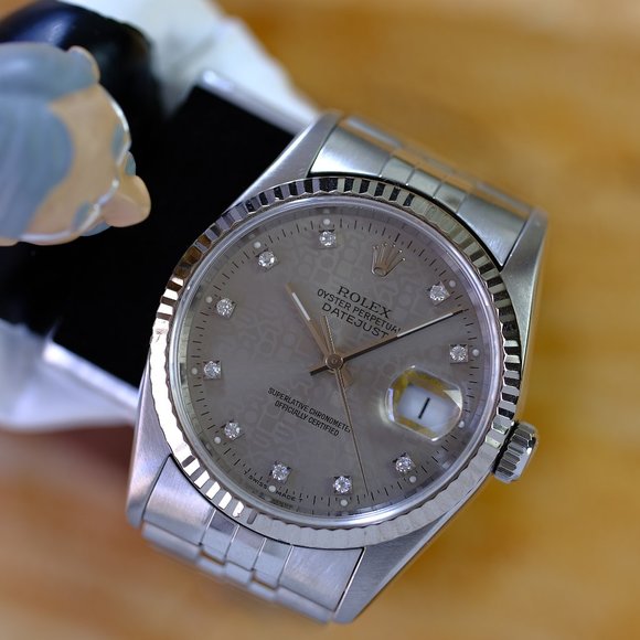 Rolex Datejust Factory Silver Jubilee Dial 36mm - Picture 3 of 8